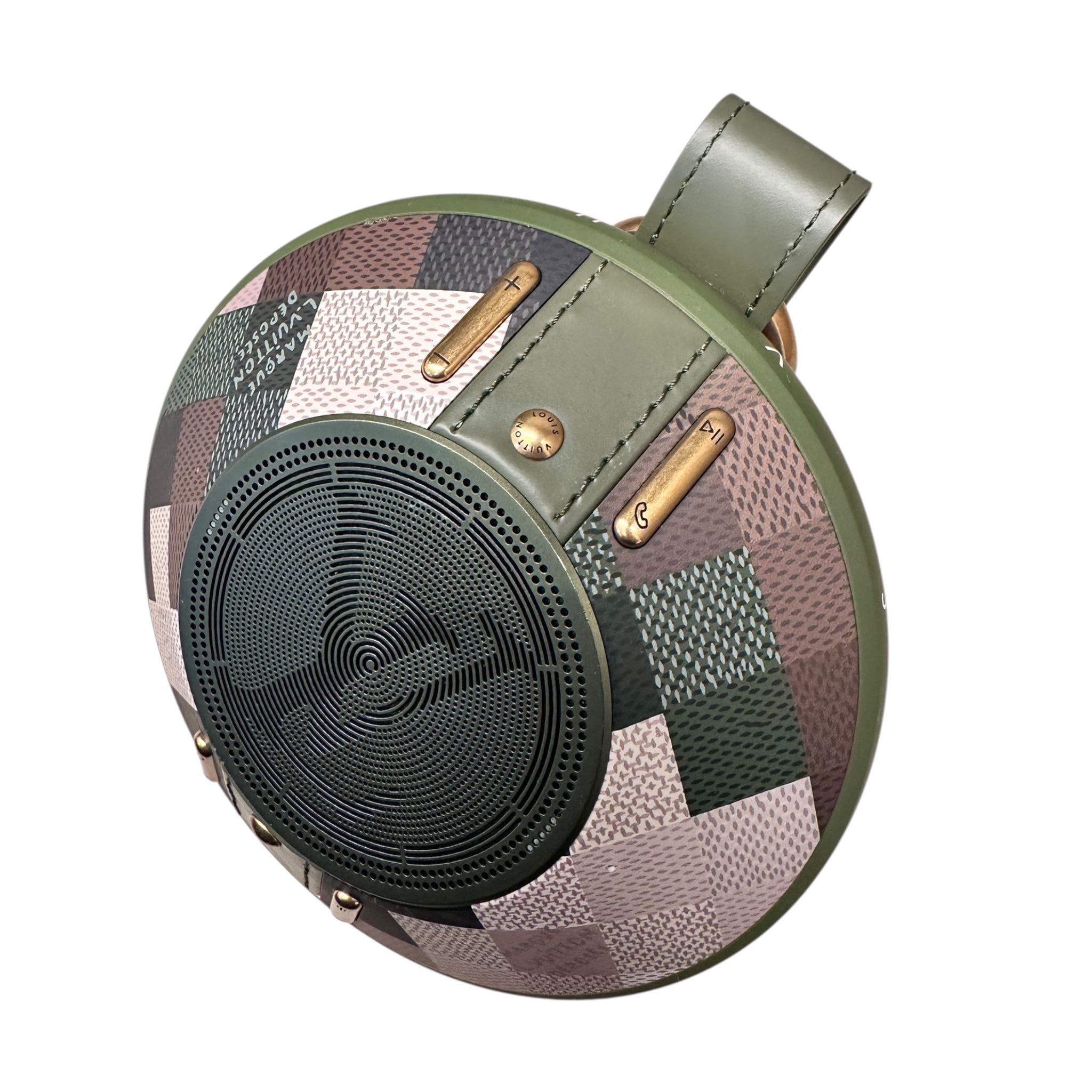 LOUIS VUITTON NANOGRAM SPEAKER DAMOFLAGE