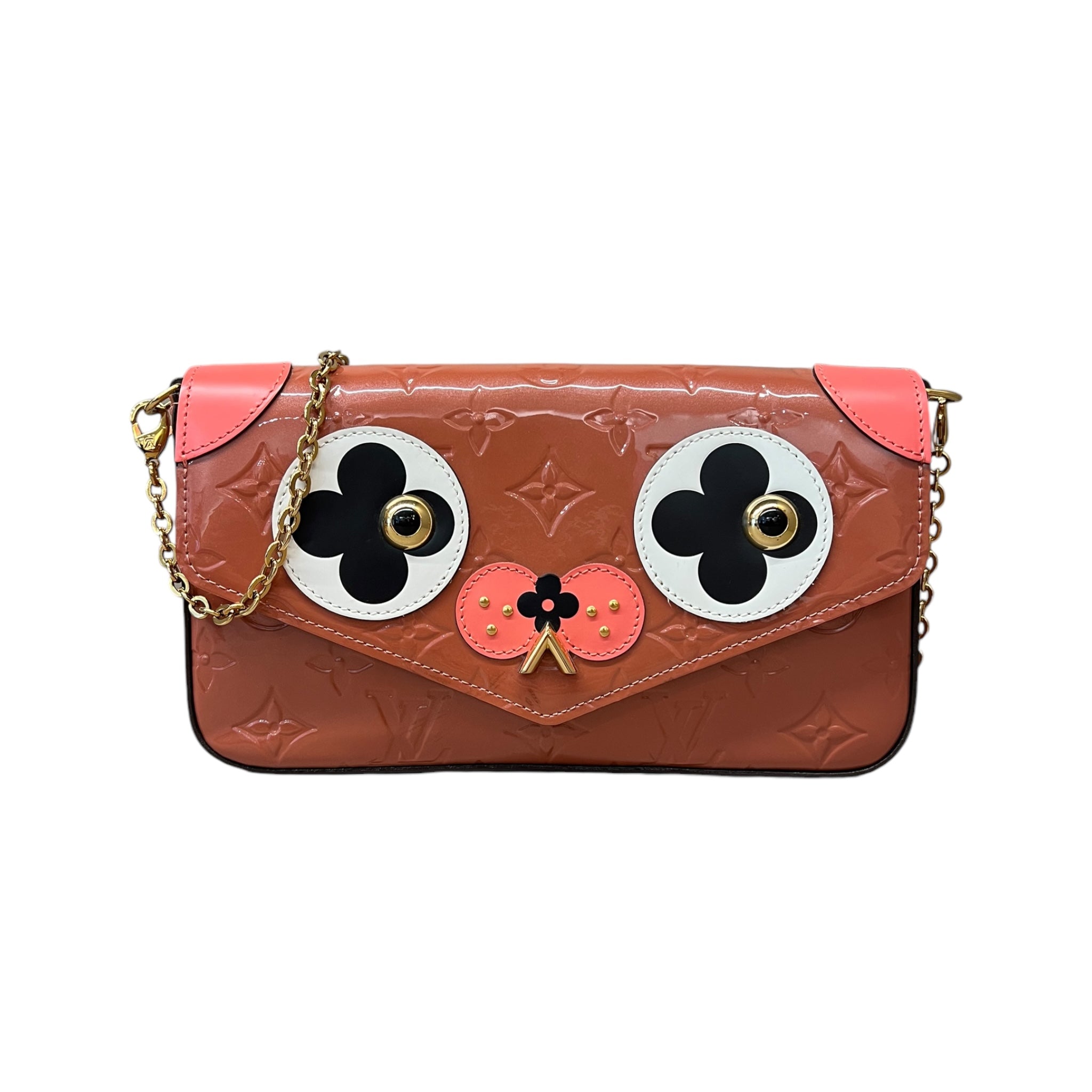 LOUIS VUITTON POCHETTE FÉLICIE VALENTINE DOG